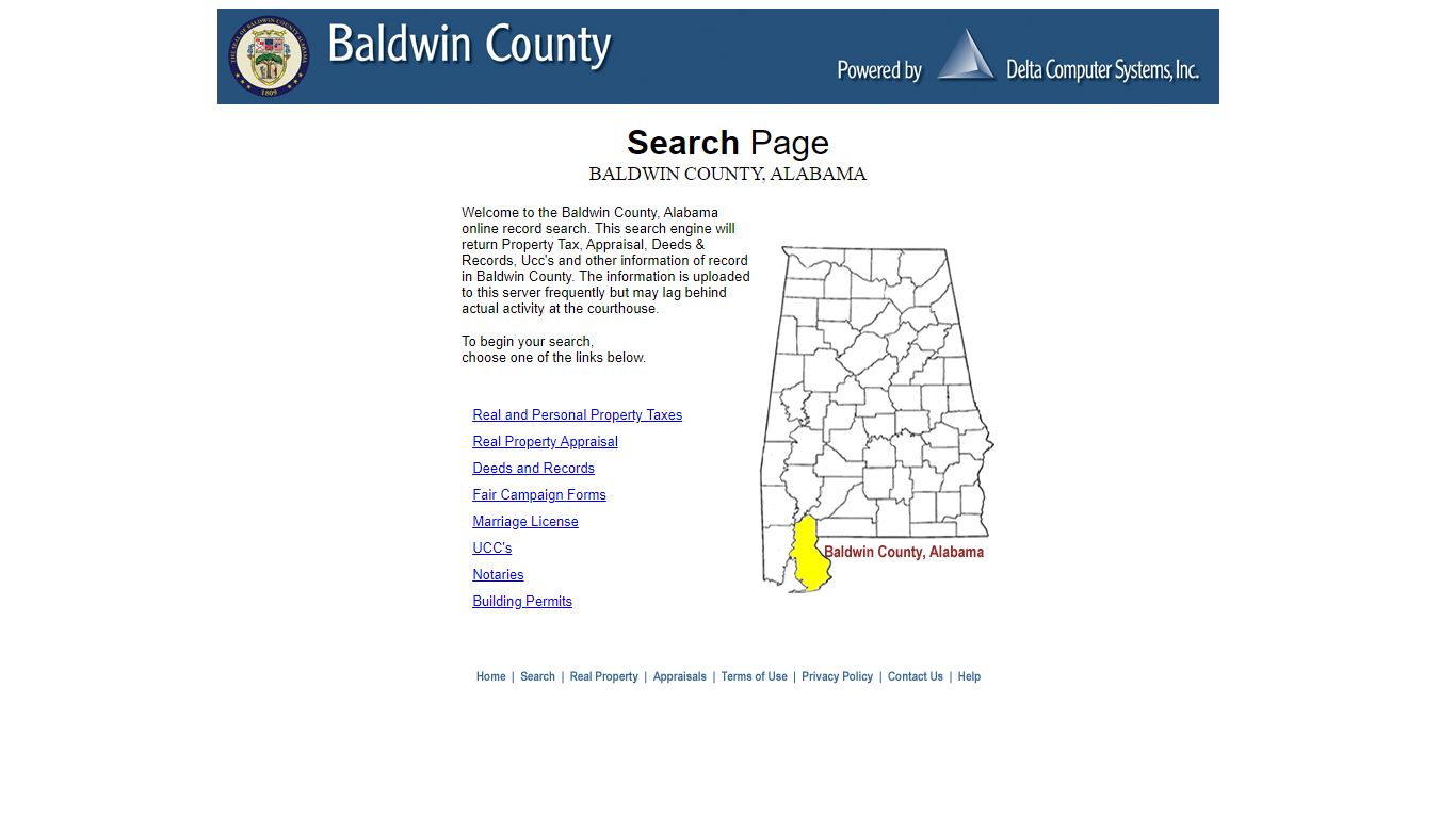 Baldwin County Alabama - Delta Computer Systems