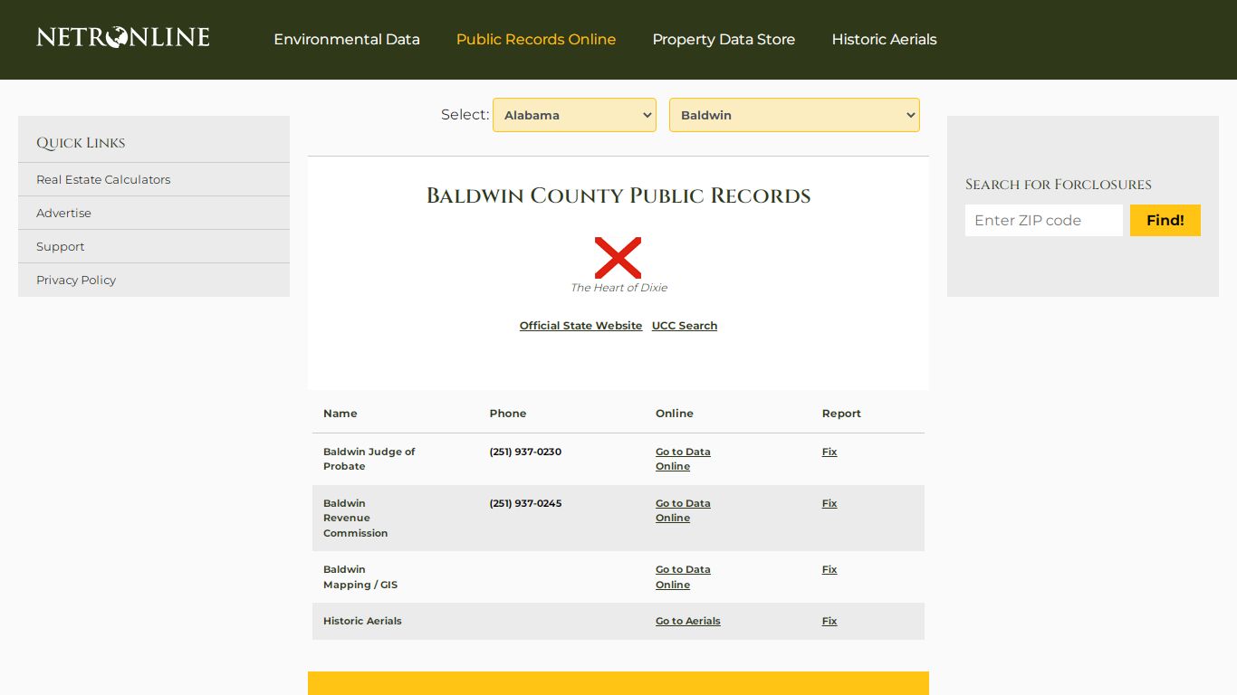 Baldwin County Public Records - NETROnline.com